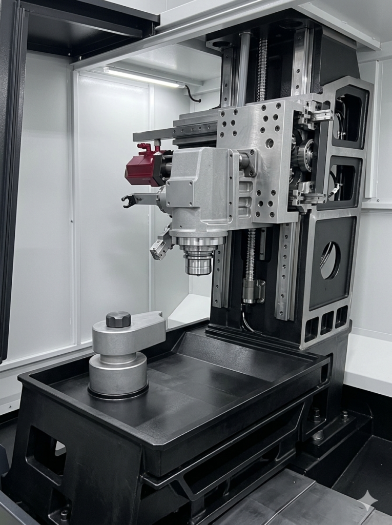Tiezheng TY400 vertical lathe product overview image for CNC machine specification review.