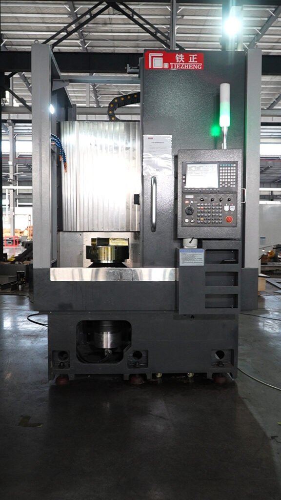 Tiezheng TY500 vertical lathe product overview image for CNC machine specification review.