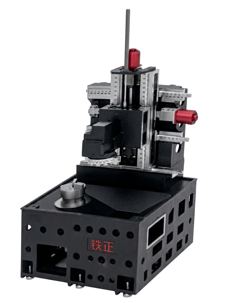 Tiezheng TY500 vertical lathe product overview image for CNC machine specification review.