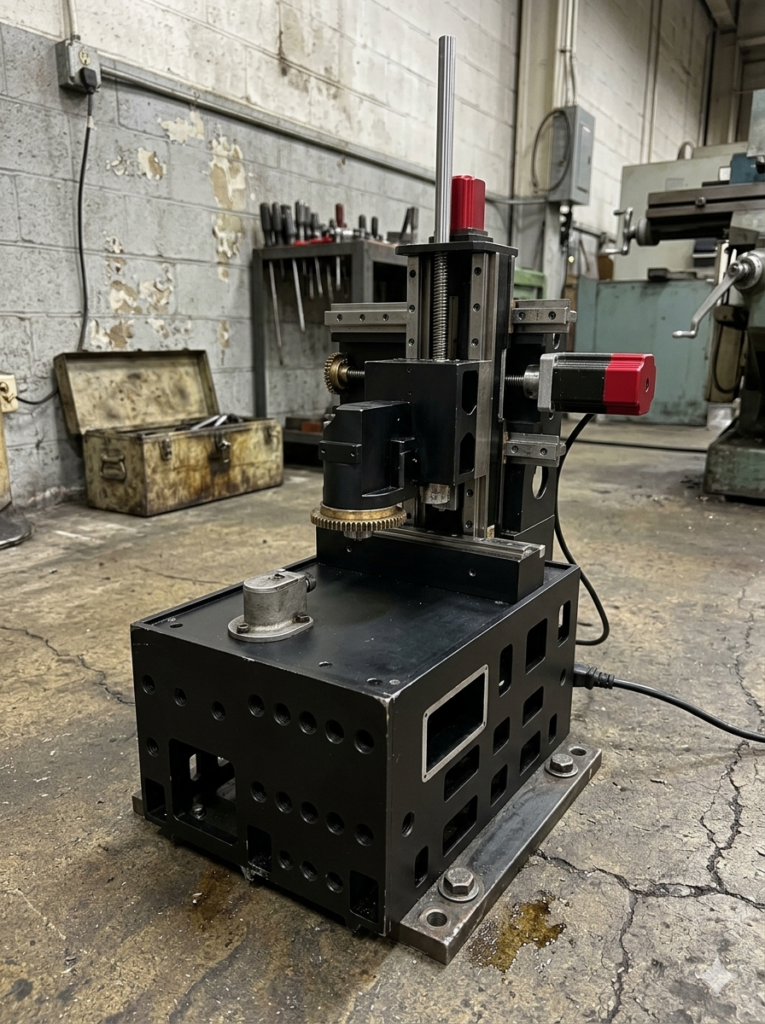 Tiezheng TY700 vertical lathe product overview image for CNC machine specification review.