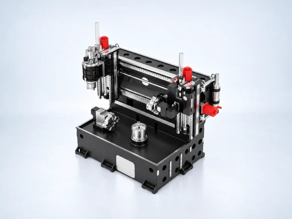 Source-derived TYA-series upright and inverted lathe structure presentation for Tiezheng TYA300.