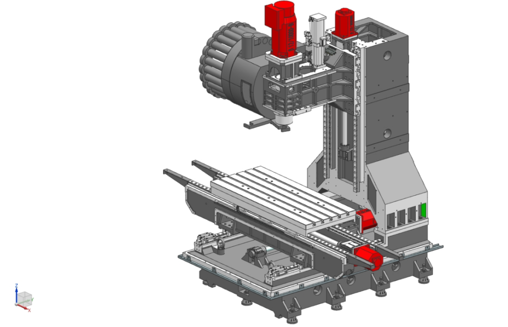 Tiezheng V1160 vertical machining center product overview image for CNC machine specification review.