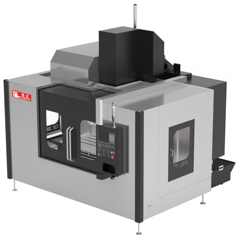 Tiezheng V1168 vertical machining center product overview image for CNC machine specification review.