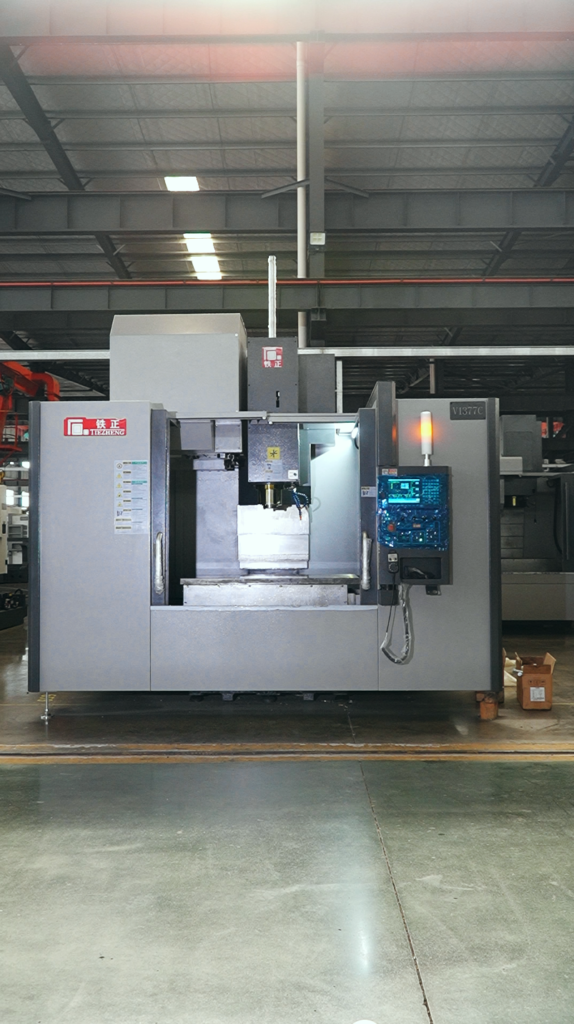 Tiezheng V1377 vertical machining center product overview image for CNC machine specification review.
