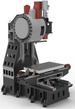 Tiezheng V855 vertical machining center product overview image for CNC machine specification review.