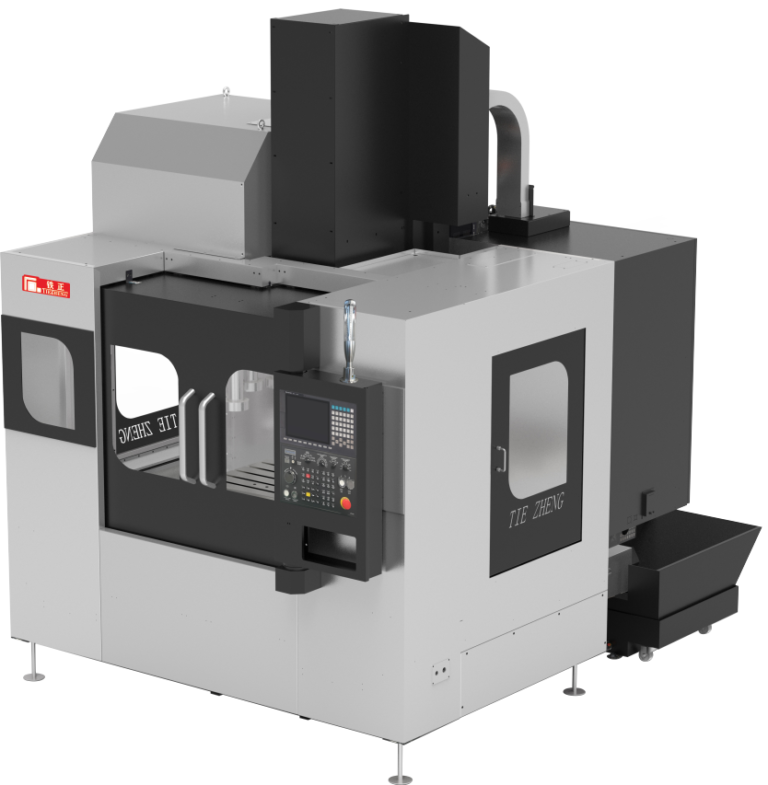 Tiezheng V858 vertical machining center product overview image for CNC machine specification review.