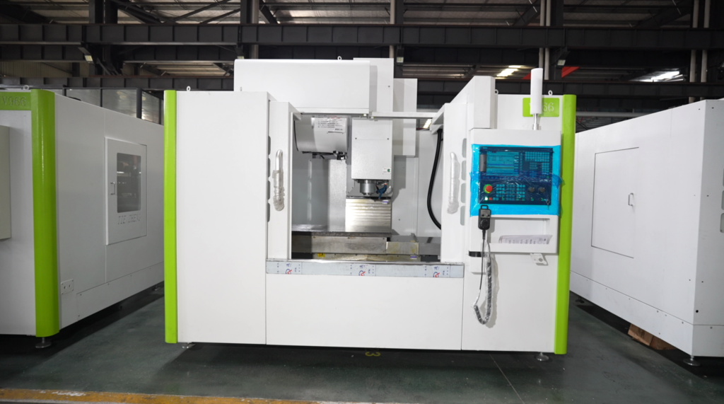 Tiezheng V966 vertical machining center product overview image for CNC machine specification review.